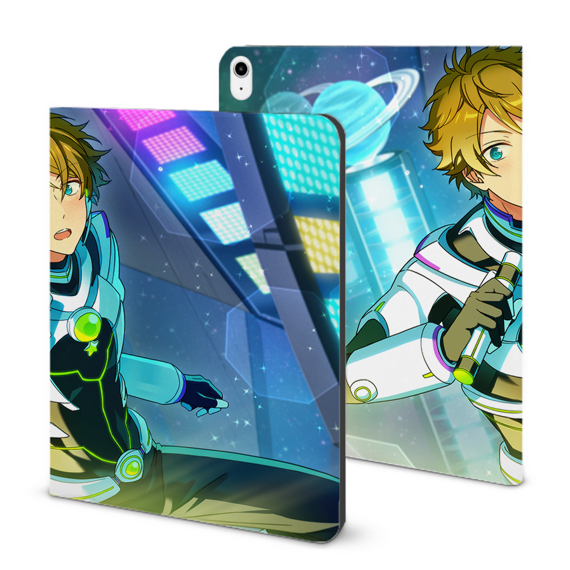 （画像用） あんさんぶるスターズ! Ensemble Stars IPadケース ペンホルダー付き ブックスタイルデザイン